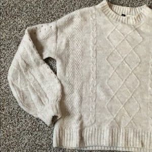 Mock neck sweater